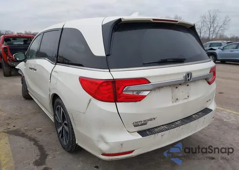 2019 Honda Odyssey Elite z USA, uszkodzony, nr VIN 5FNRL6H98KB001437